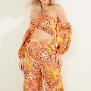 Marciano - Cabo Paisley Cold-Shoulder Top + Pants SET